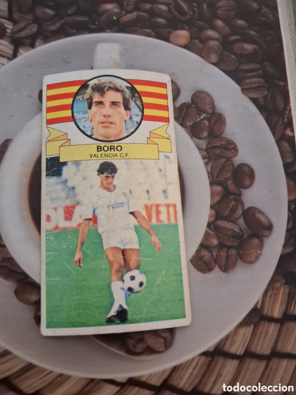 Cromos de f&uacute;tbol: Liga este 85 86 boro fichaje N 40 del Valencia recuperado del &aacute;lbum ver fotos