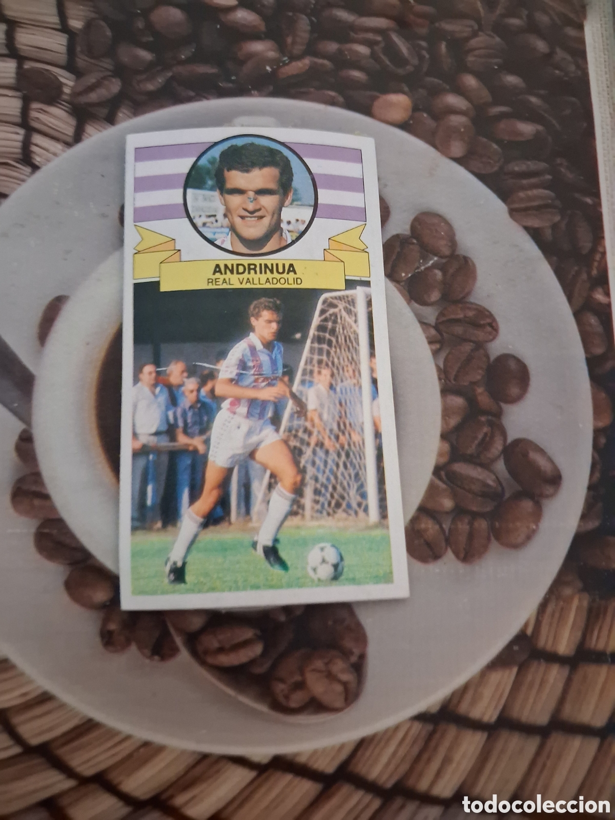 Cromos de f&uacute;tbol: Liga este 85 86 andrinua fichaje N 39 del Valladolid recuperado del &aacute;lbum ver fotos