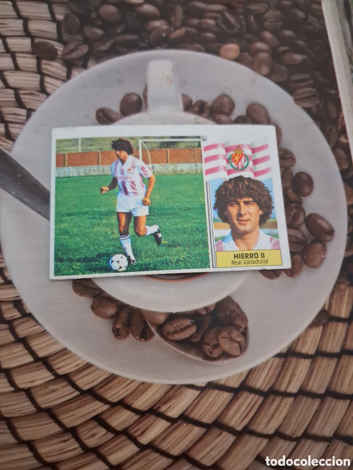 Cromos de f&uacute;tbol: Liga este 86 87 hierro II fichaje N 15 del Valladolid recuperado del &aacute;lbum ver fotos