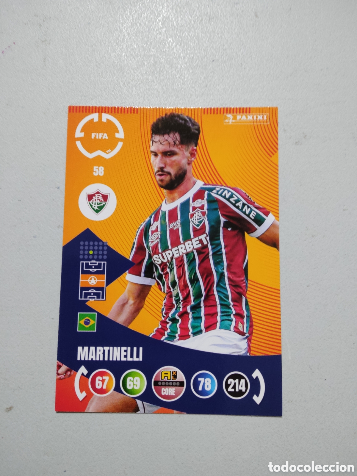 Cromos de f&uacute;tbol: 58 MARTINELLI FLUMINENSE MUNDIAL DE CLUBES ADRENALYN 2025