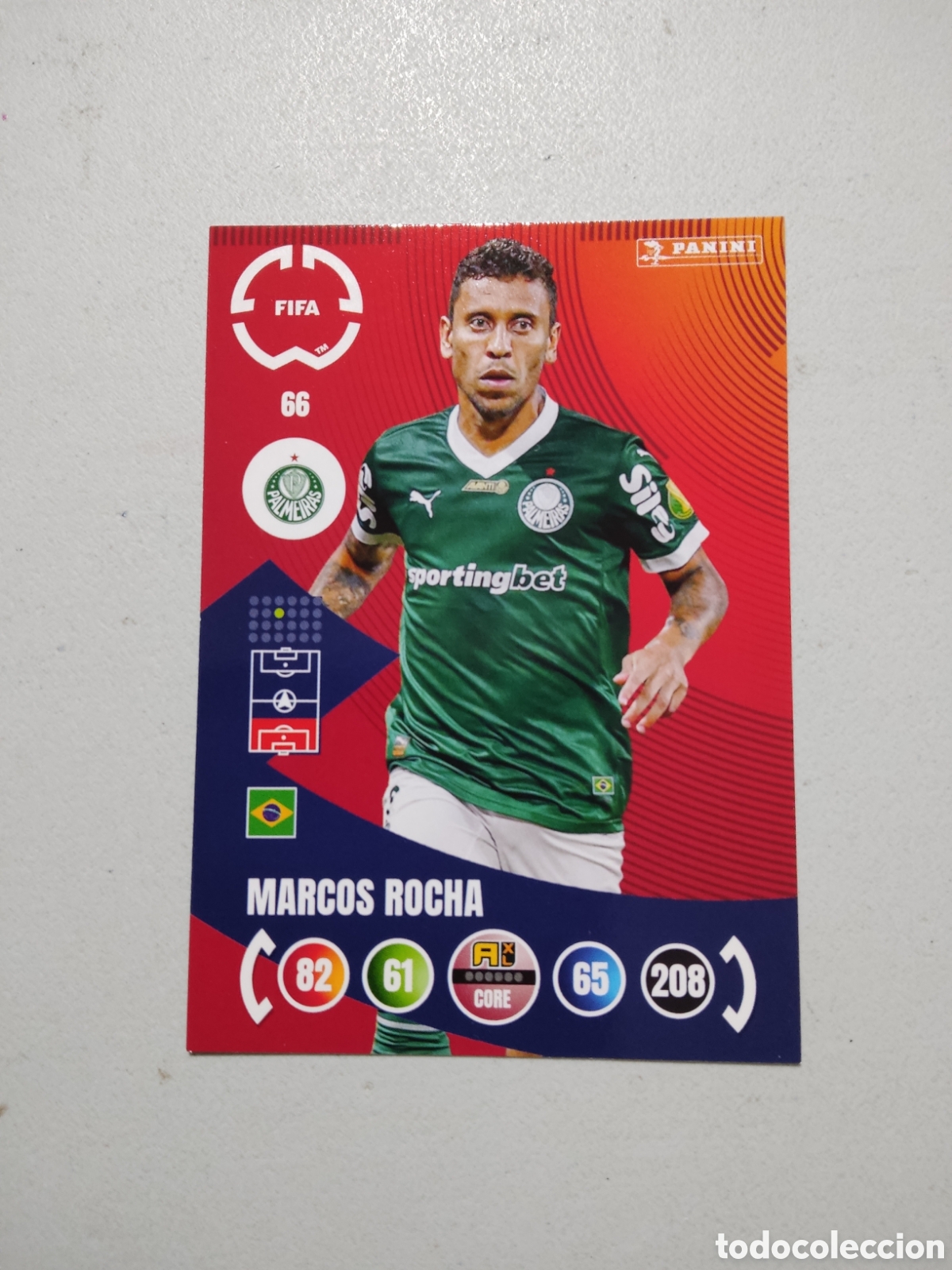 Cromos de f&uacute;tbol: 66 MARCOS ROCHA PALMEIRAS MUNDIAL DE CLUBES ADRENALYN 2025