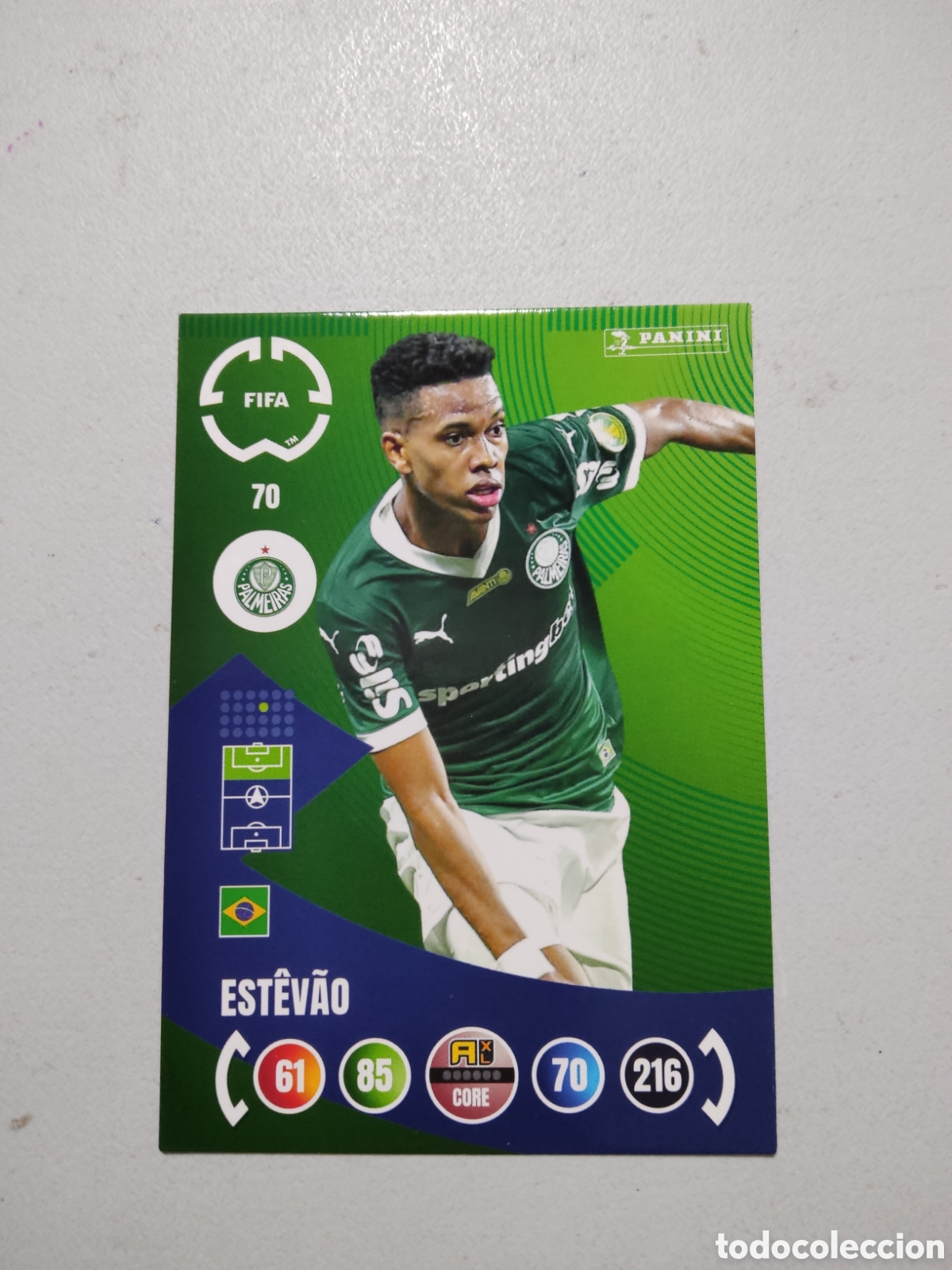 Cromos de f&uacute;tbol: 70 ESTEVAO PALMERAS MUNDIAL DE CLUBES ADRENALYN 2025