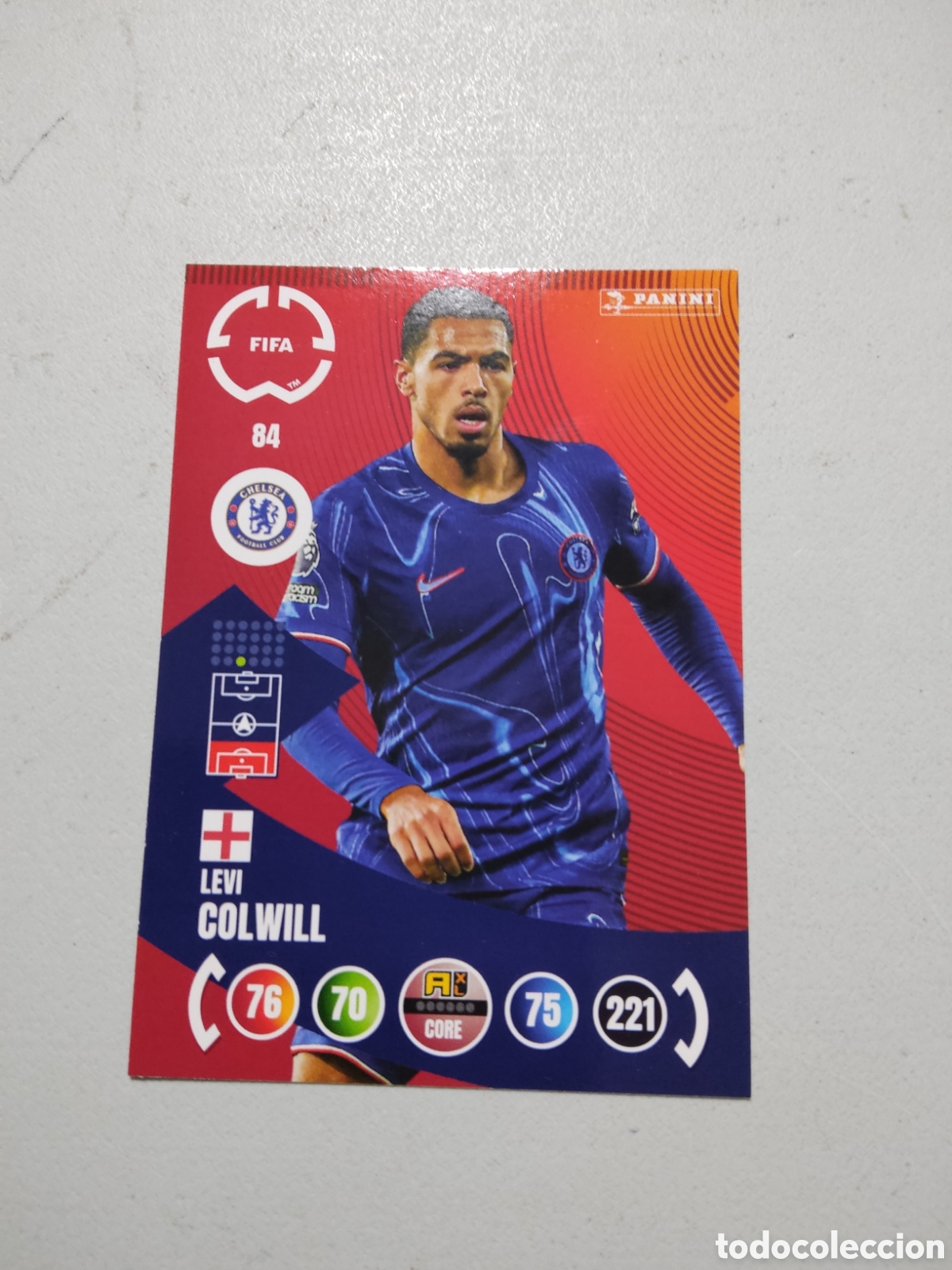 Cromos de f&uacute;tbol: 84 LEVI COLWILL CHELSEA MUNDIAL DE CLUBES ADRENALYN 2025