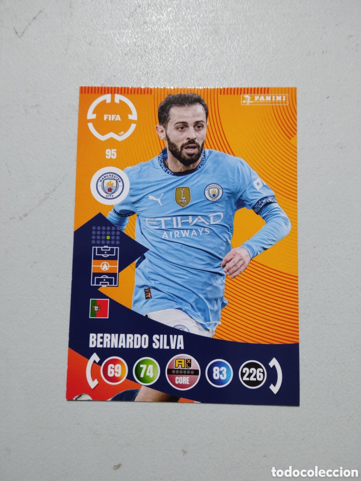 Cromos de f&uacute;tbol: 95 BERNARDO SILVA MANCHESTER CITY MUNDIAL DE CLUBES ADRENALYN 2026