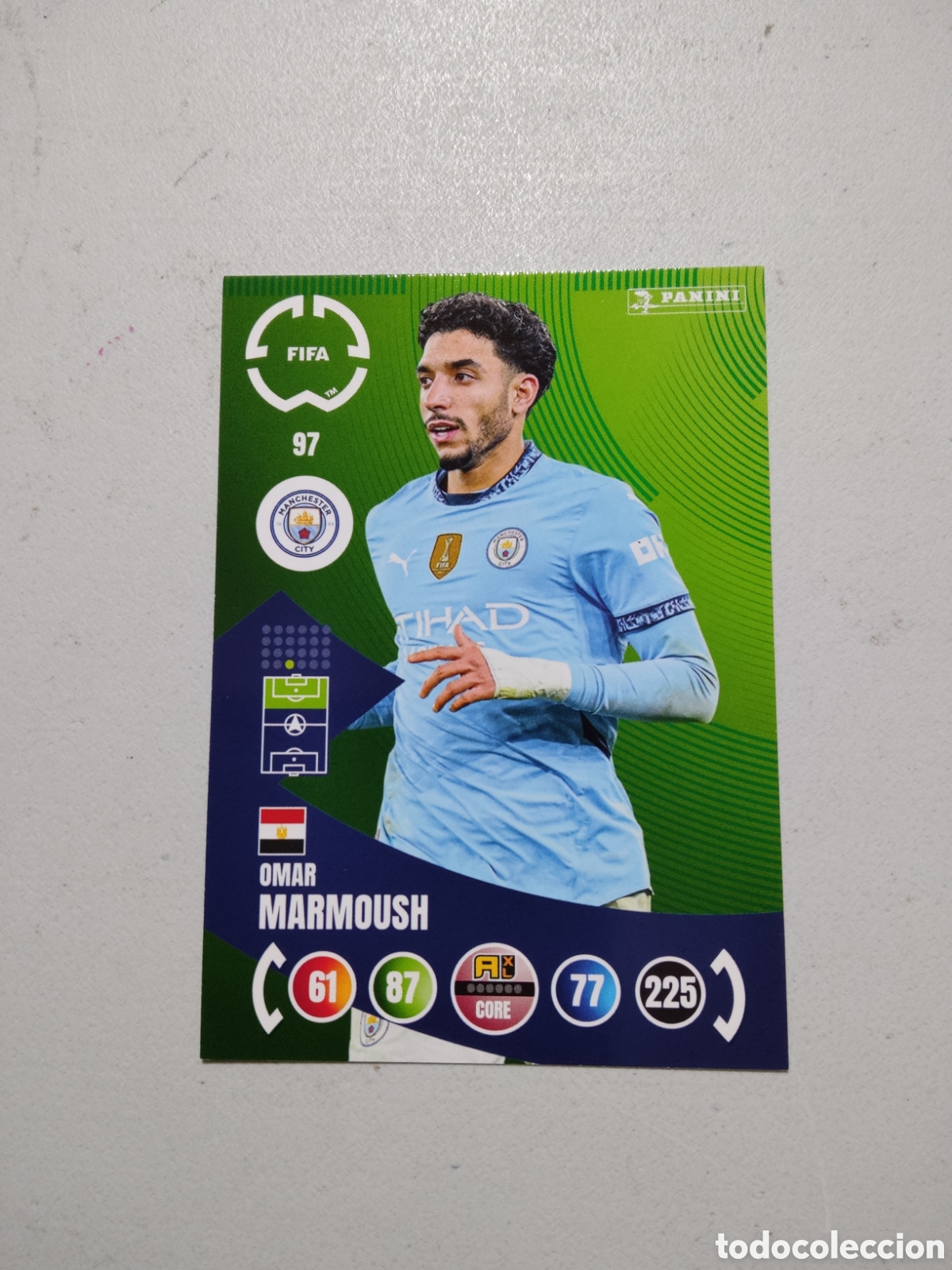 Cromos de f&uacute;tbol: 97 OMAR MARMOUSH MANCHESTER CITY MUNDIAL DE CLUBES ADRENALYN 2025