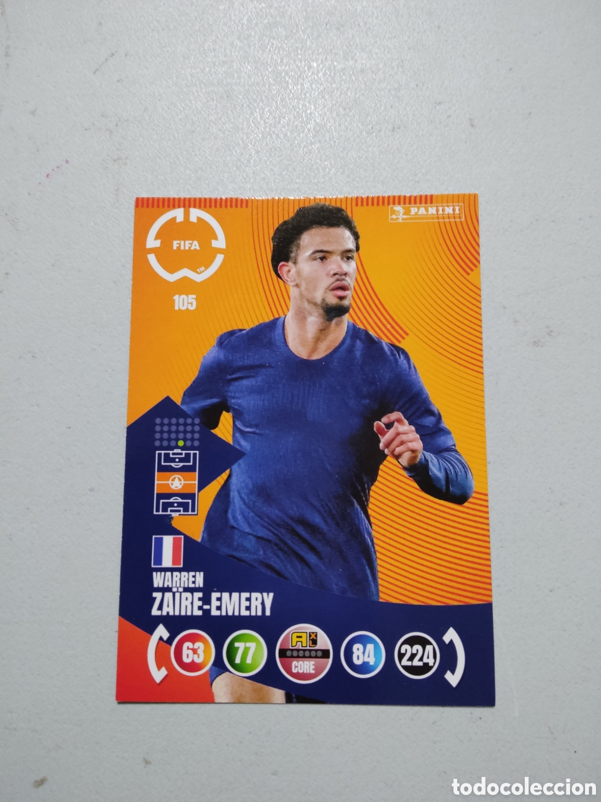 Cromos de f&uacute;tbol: 105 WARREN ZAIRE EMERY PSG MUNDIAL DE CLUBES ADRENALYN 2025