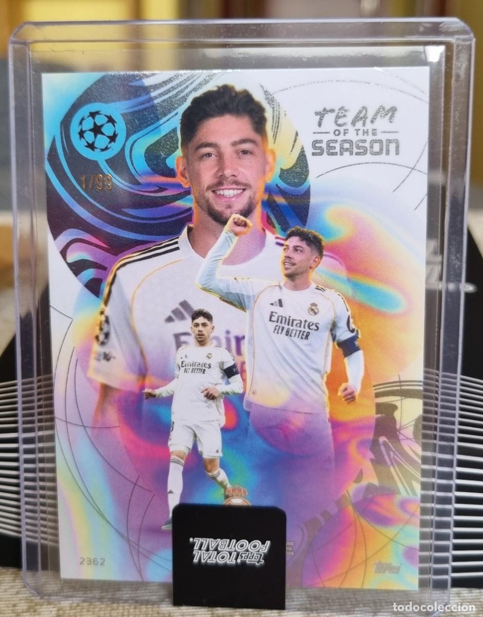 Cromos de f&uacute;tbol: VALVERDE /99 (Numerada) REAL MADRID CF. Topps Total Football 2025 2026 25 26