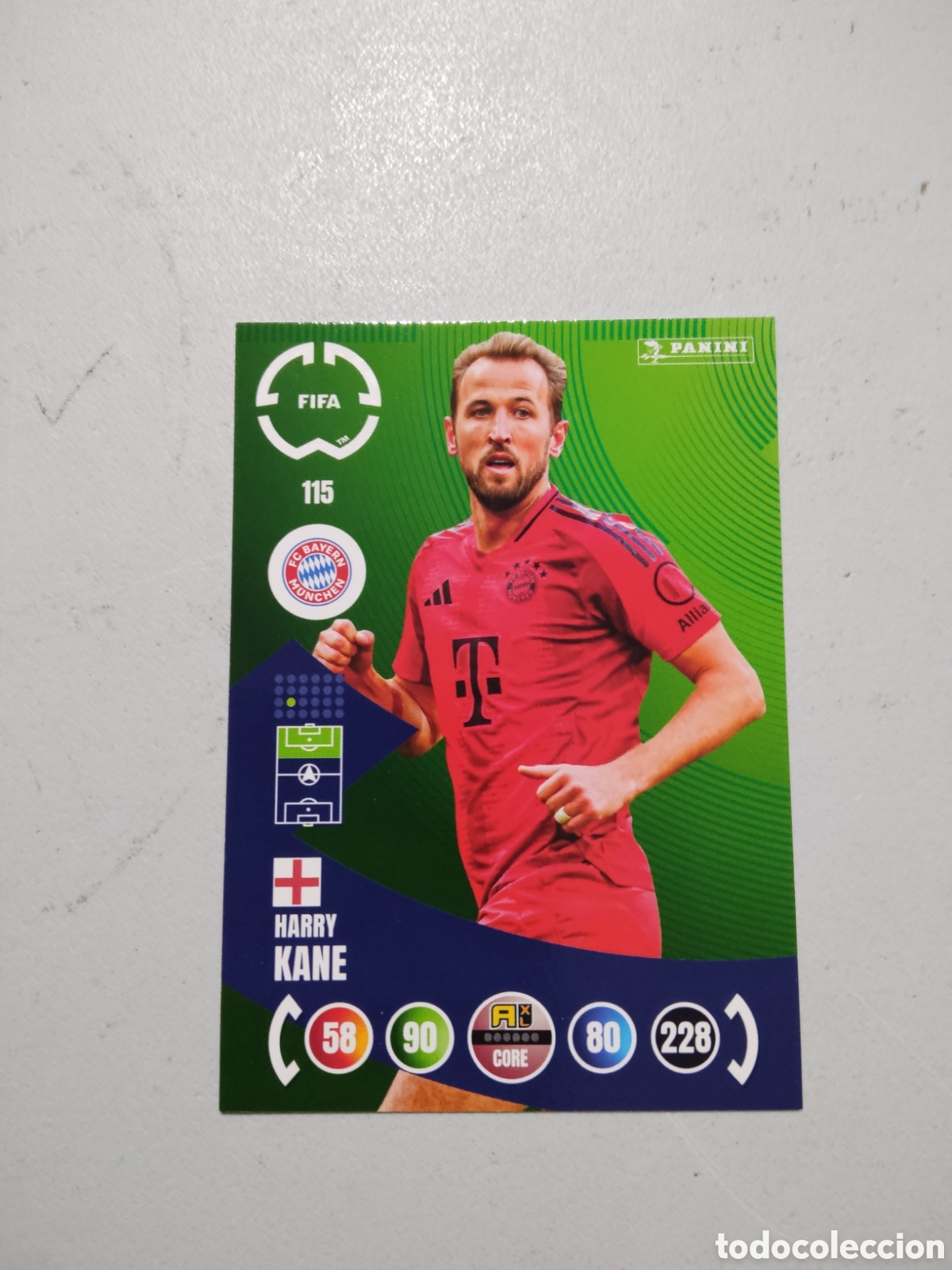 Cromos de f&uacute;tbol: 115 HARRY KANE BAYERN MUNICH MUNDIAL DE CLUBES ADRENALYN 2025