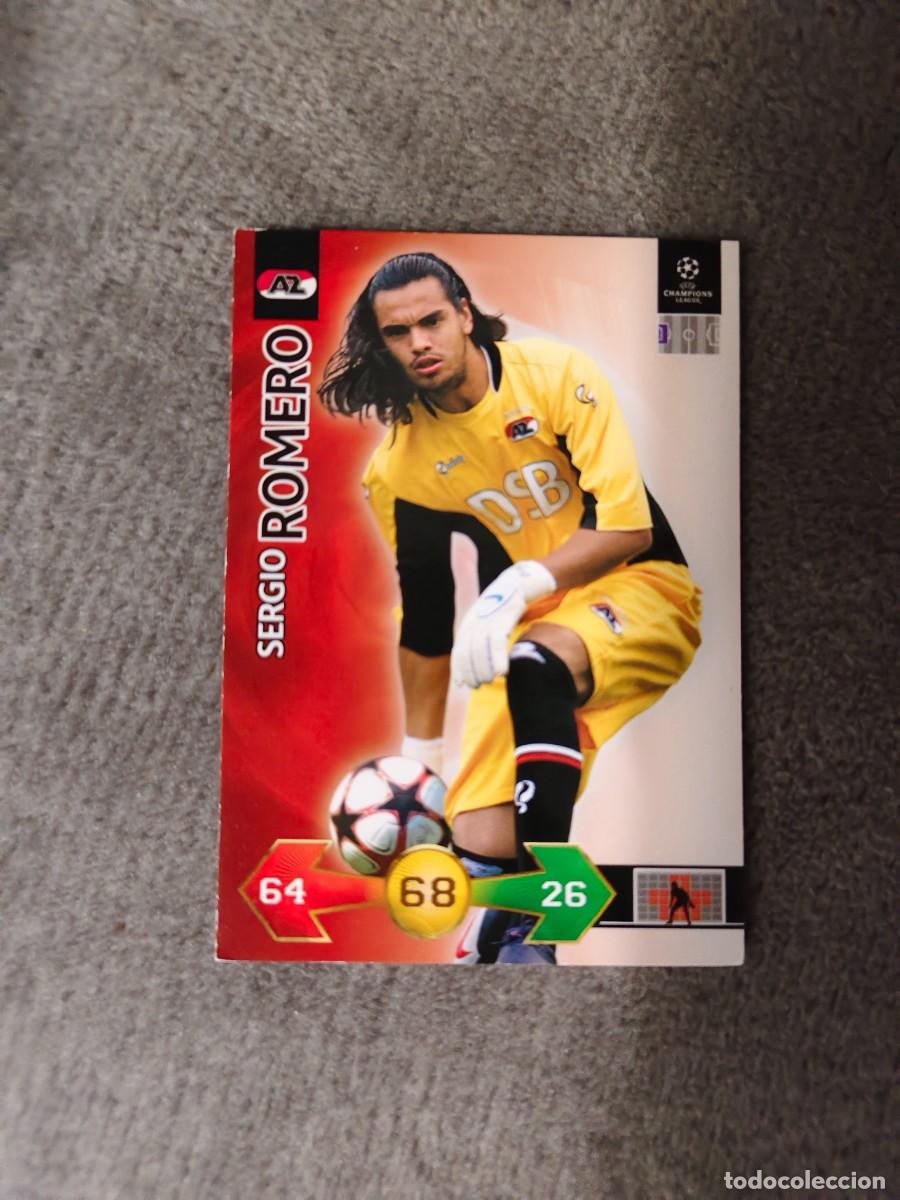 Cromos de f&uacute;tbol: SUPER STRIKES 2009 10 SERGIO ROMERO AZ ALKMAAR ADRENALYN PANINI CHAMPIONS LEAGUE 09 2010 AAO