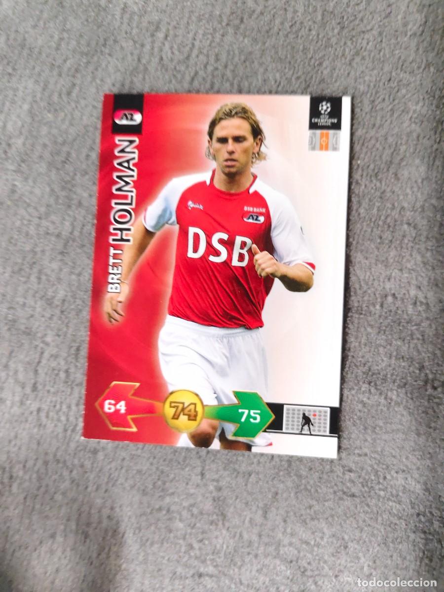 Cromos de f&uacute;tbol: SUPER STRIKES 2009 10 BRETT HOLMAN AZ ALKMAAR ADRENALYN PANINI CHAMPIONS LEAGUE 09 2010 AAO