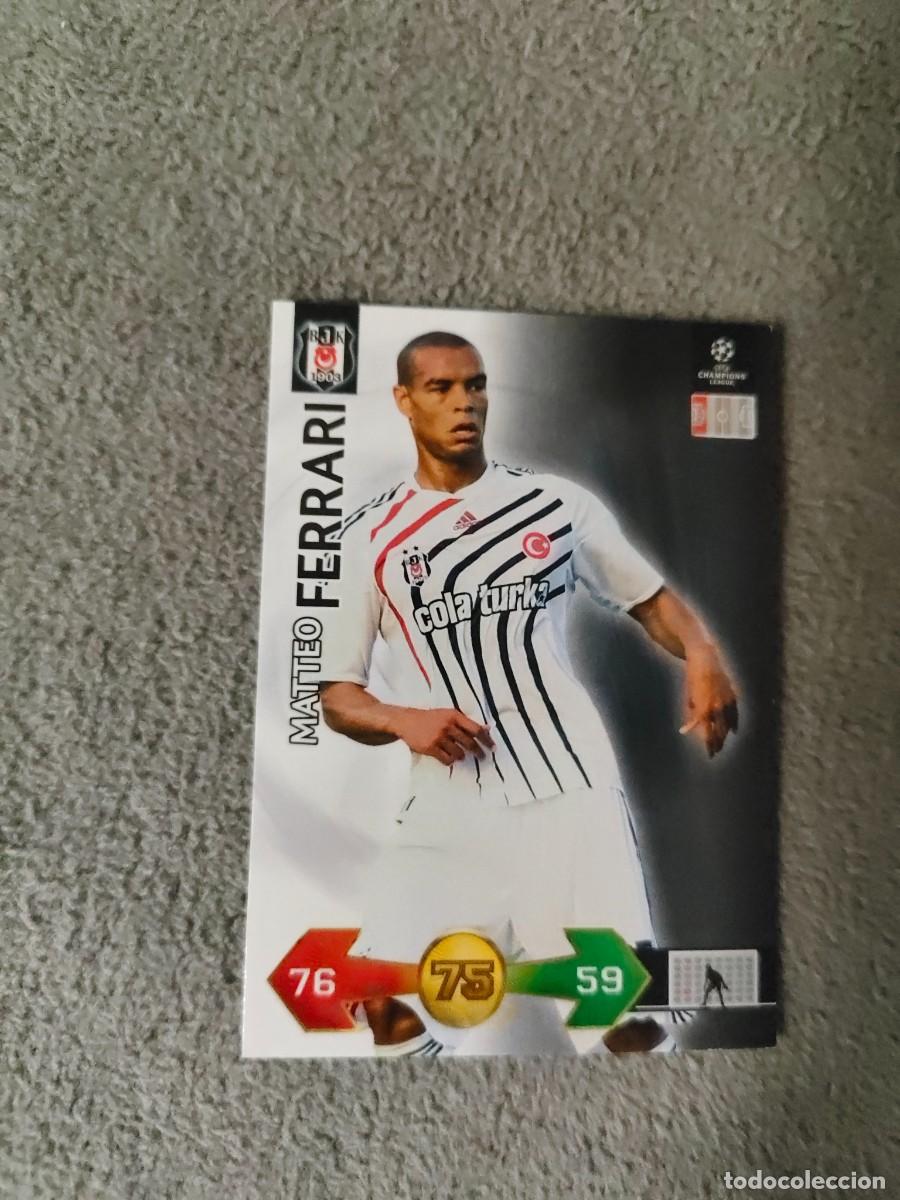 Cromos de f&uacute;tbol: SUPER STRIKES 2009 10 MATTEO FERRARI BEŞIKTAŞ JK ADRENALYN PANINI CHAMPIONS LEAGUE 09 2010 AAO