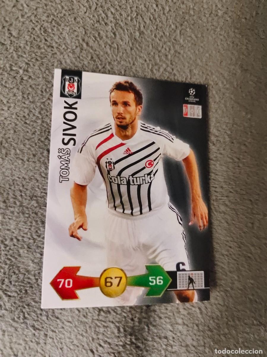Cromos de f&uacute;tbol: SUPER STRIKES 2009 10 TOM&Aacute;&Scaron; SIVOK BEŞIKTAŞ JK ADRENALYN PANINI CHAMPIONS LEAGUE 09 2010 AAO