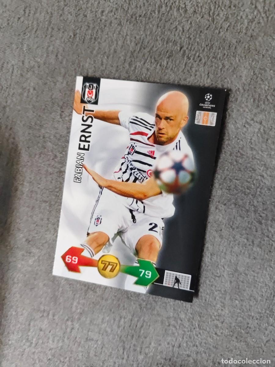 Cromos de f&uacute;tbol: SUPER STRIKES 2009 10 FABIAN ERNST BEŞIKTAŞ JK ADRENALYN PANINI CHAMPIONS LEAGUE 09 2010 AAO
