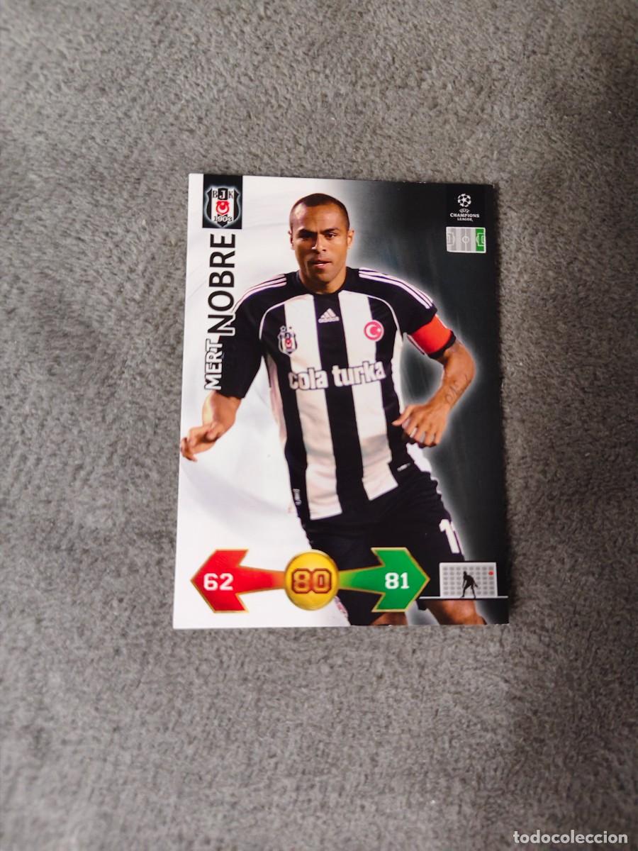 Cromos de f&uacute;tbol: SUPER STRIKES 2009 10 MERT NOBRE BEŞIKTAŞ JK ADRENALYN PANINI CHAMPIONS LEAGUE 09 2010 AAO