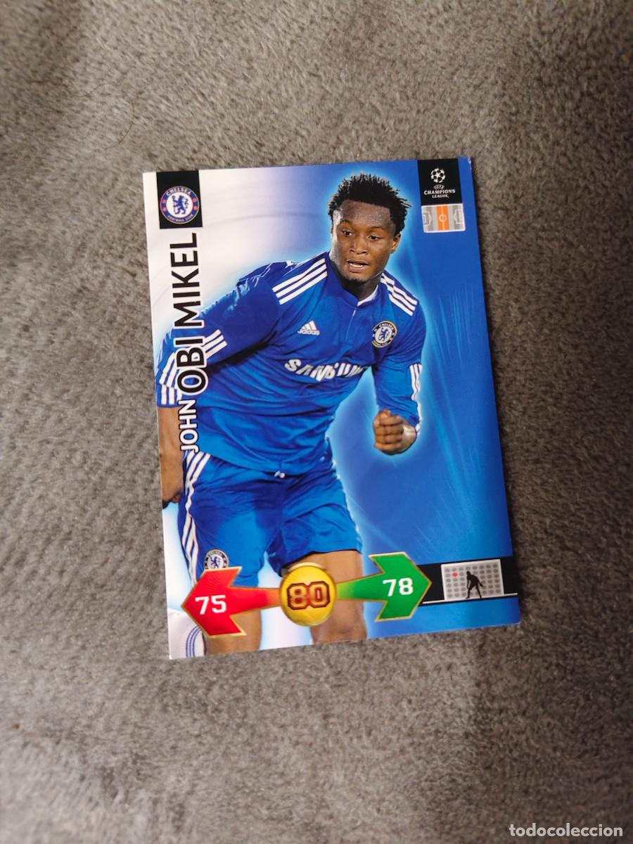 Cromos de f&uacute;tbol: SUPER STRIKES 2009 10 JOHN OBI MIKEL CHELSEA FC ADRENALYN PANINI CHAMPIONS LEAGUE 09 2010 AAO