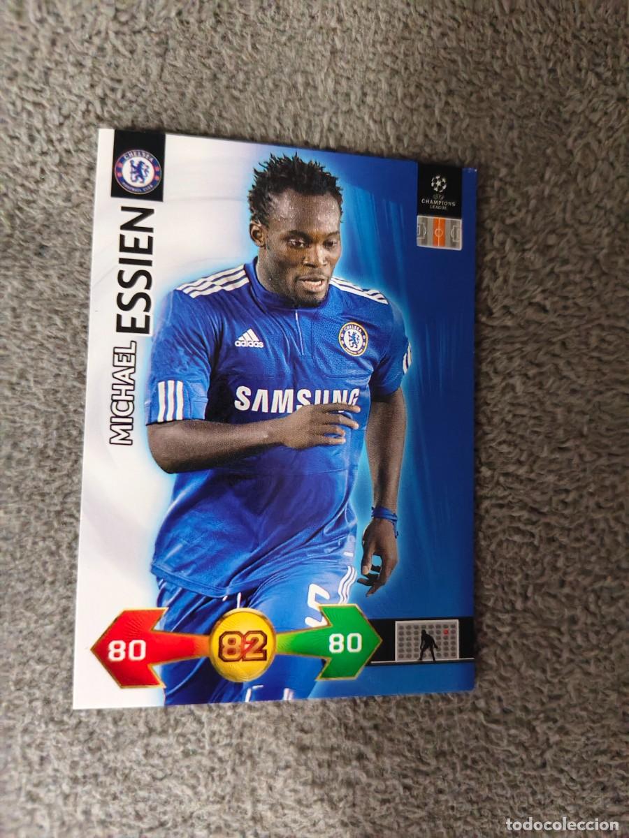 Cromos de f&uacute;tbol: SUPER STRIKES 2009 10 MICHAEL ESSIEN CHELSEA FC ADRENALYN PANINI CHAMPIONS LEAGUE 09 2010 AAO