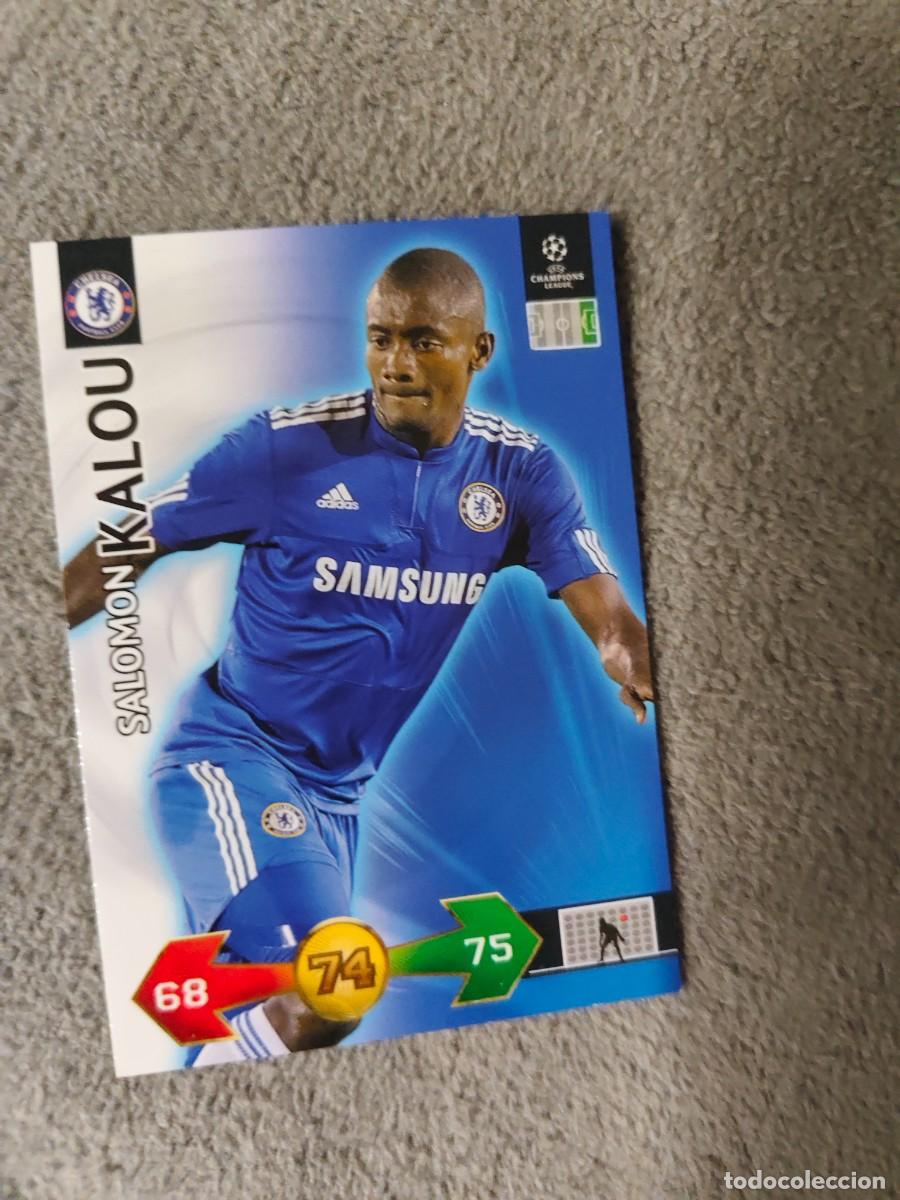Cromos de f&uacute;tbol: SUPER STRIKES 2009 10 SALOMON KALOU CHELSEA FC ADRENALYN PANINI CHAMPIONS LEAGUE 09 2010 AAO