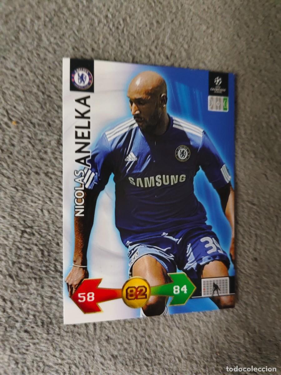 Cromos de f&uacute;tbol: SUPER STRIKES 2009 10 NICOLAS ANELKA CHELSEA FC ADRENALYN PANINI CHAMPIONS LEAGUE 09 2010 AAO