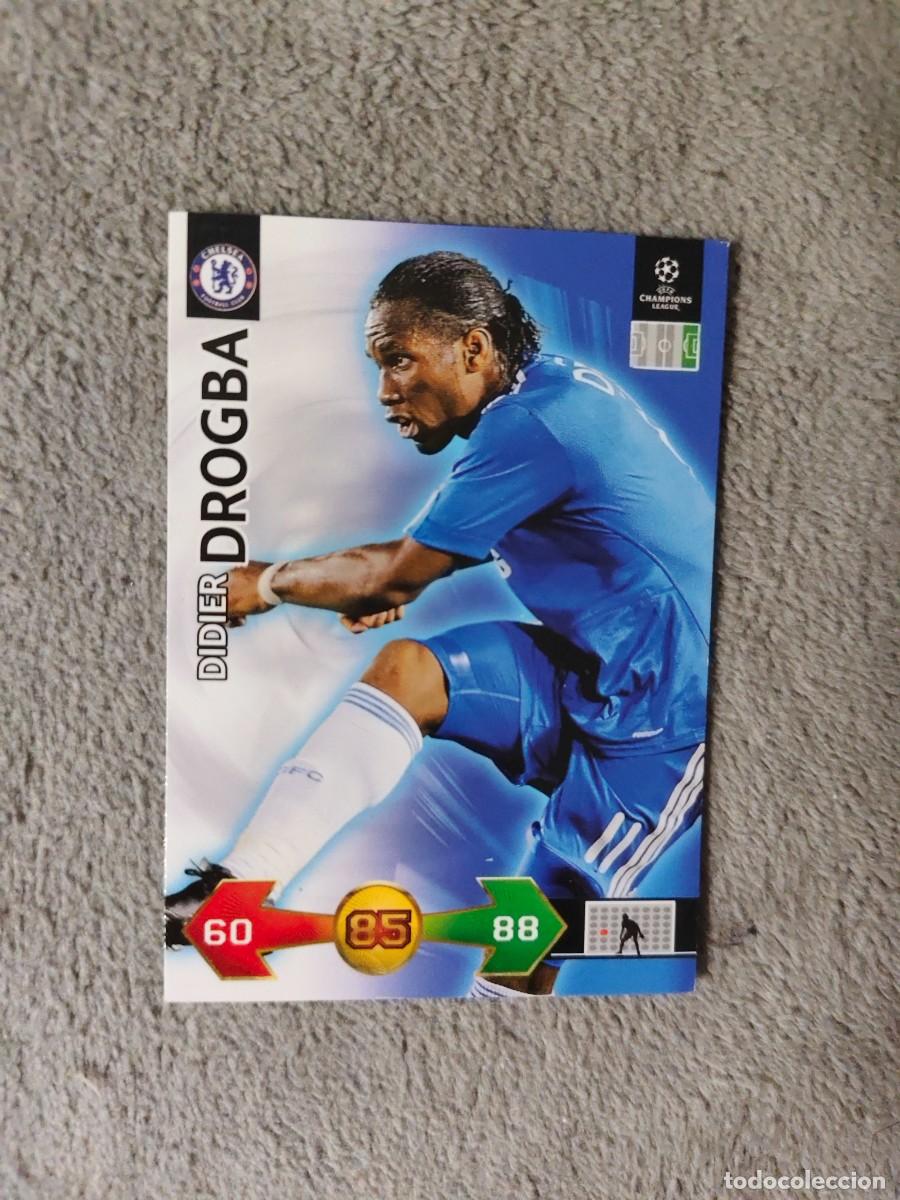 Cromos de f&uacute;tbol: SUPER STRIKES 2009 10 DIDIER DROGBA CHELSEA FC ADRENALYN PANINI CHAMPIONS LEAGUE 09 2010 AAO