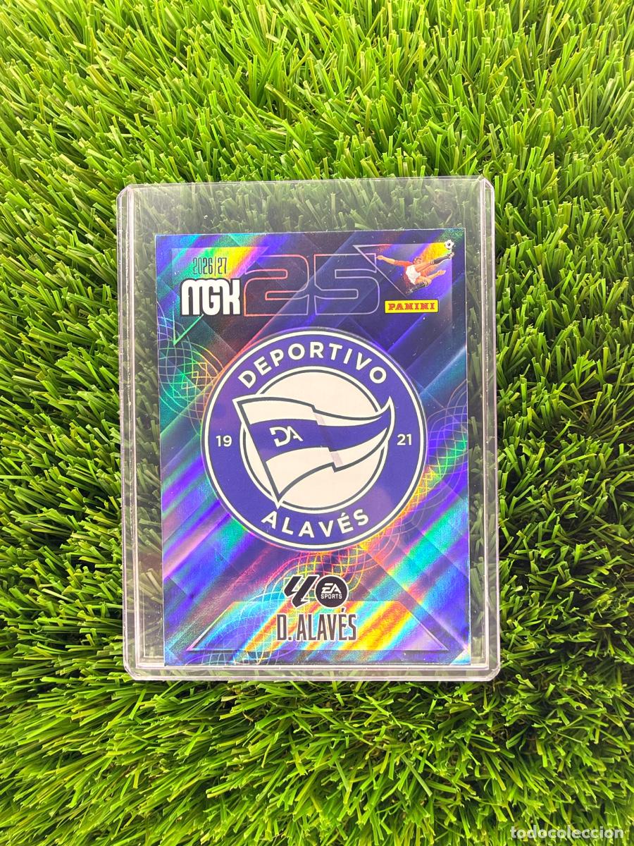 Cromos de f&uacute;tbol: N&ordm; 19 Escudo D Alav&eacute;s Megacracks 26 27