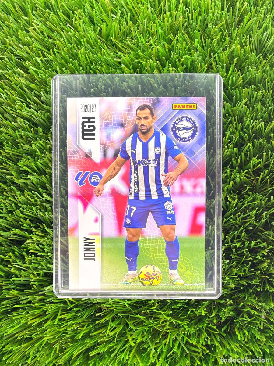 Cromos de f&uacute;tbol: N&ordm; 22 Jonny D Alav&eacute;s Megacracks 26 27