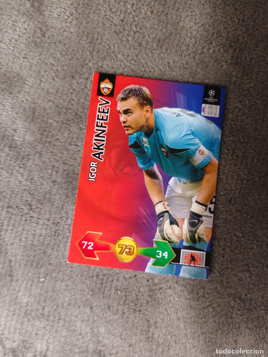 Cromos de f&uacute;tbol: SUPER STRIKES 2009 10 IGOR AKINFEEV PFC CSKA MOSKVA ADRENALYN PANINI CHAMPIONS LEAGUE 09 2010 AAO