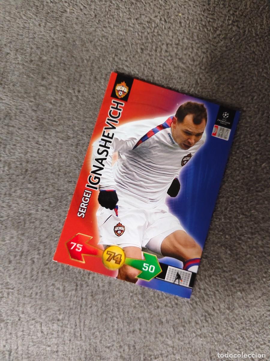 Cromos de f&uacute;tbol: SUPER STRIKES 2009 10 SERGEI IGNASHEVICH CSKA MOSKVA ADRENALYN PANINI CHAMPIONS LEAGUE 09 2010 AAO