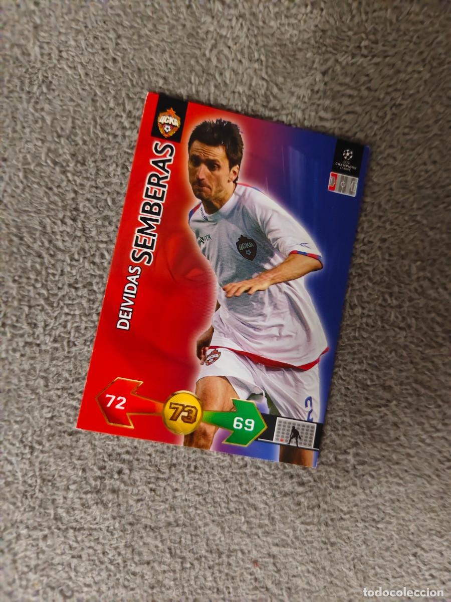 Cromos de f&uacute;tbol: SUPER STRIKES 2009 10 DEIVIDAS SEMBERAS CSKA MOSKVA ADRENALYN PANINI CHAMPIONS LEAGUE 09 2010 AAO