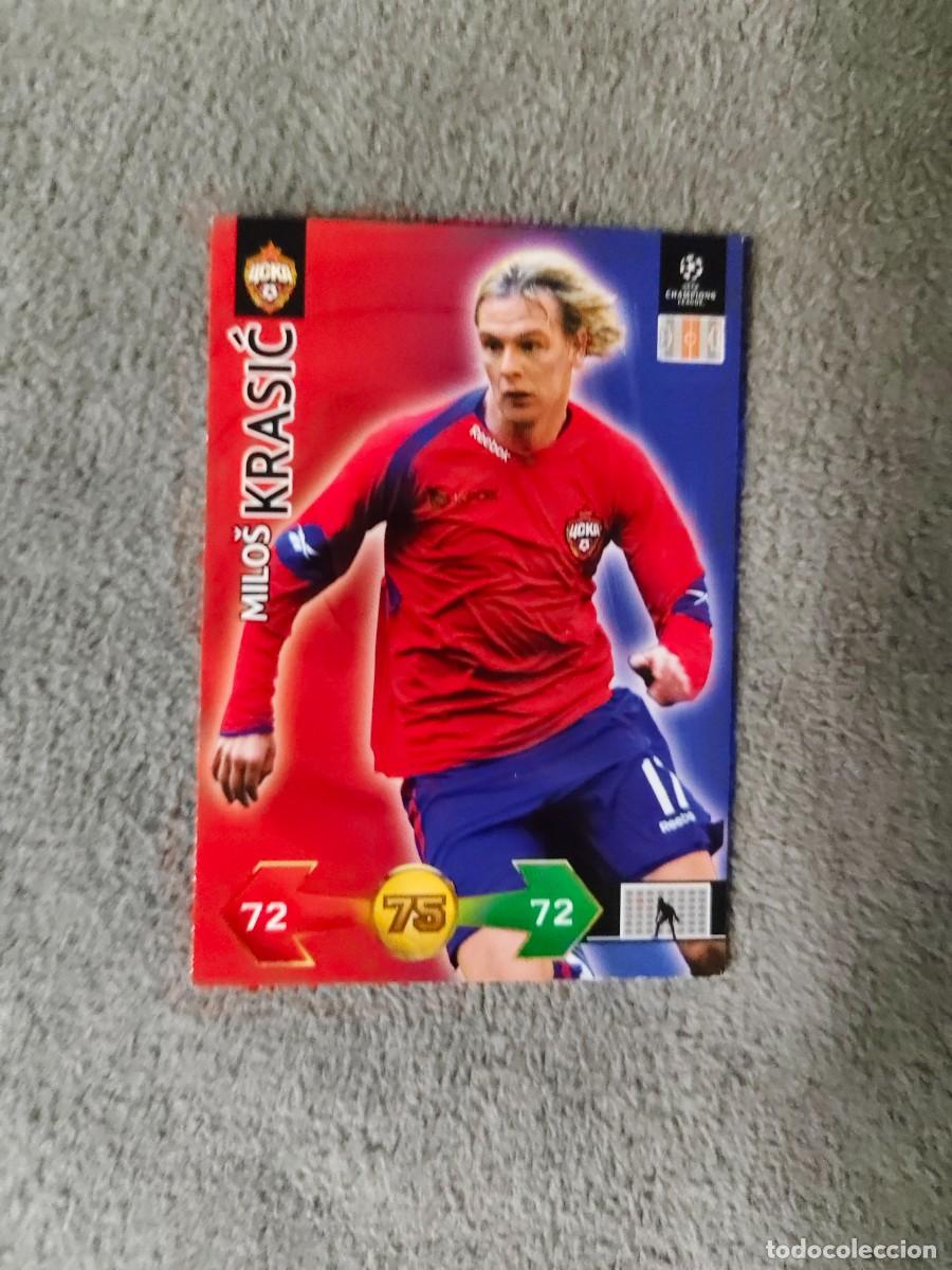 Cromos de f&uacute;tbol: SUPER STRIKES 2009 10 MILOS KRASIC PFC CSKA MOSKVA ADRENALYN PANINI CHAMPIONS LEAGUE 09 2010 AAO