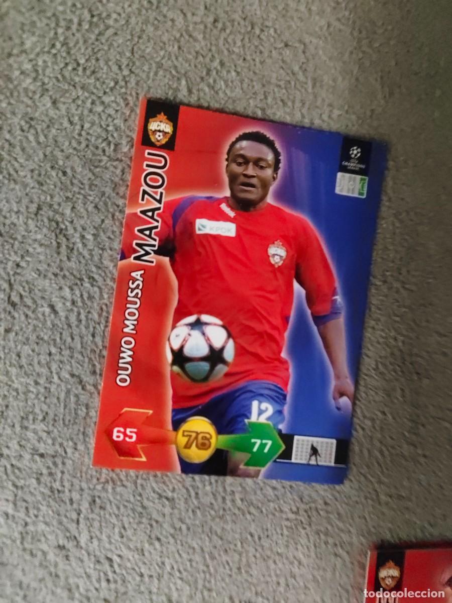 Cromos de f&uacute;tbol: SUPER STRIKES 2009 10 MOUSSA MAAZOU PFC CSKA MOSKVA ADRENALYN PANINI CHAMPIONS LEAGUE 09 2010 AAO