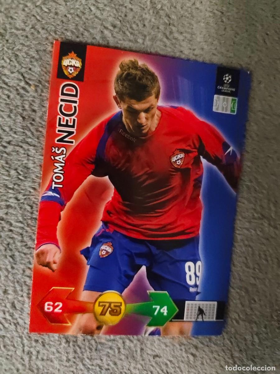 Cromos de f&uacute;tbol: SUPER STRIKES 2009 10 TOMAS NECID PFC CSKA MOSKVA ADRENALYN PANINI CHAMPIONS LEAGUE 09 2010 AAO