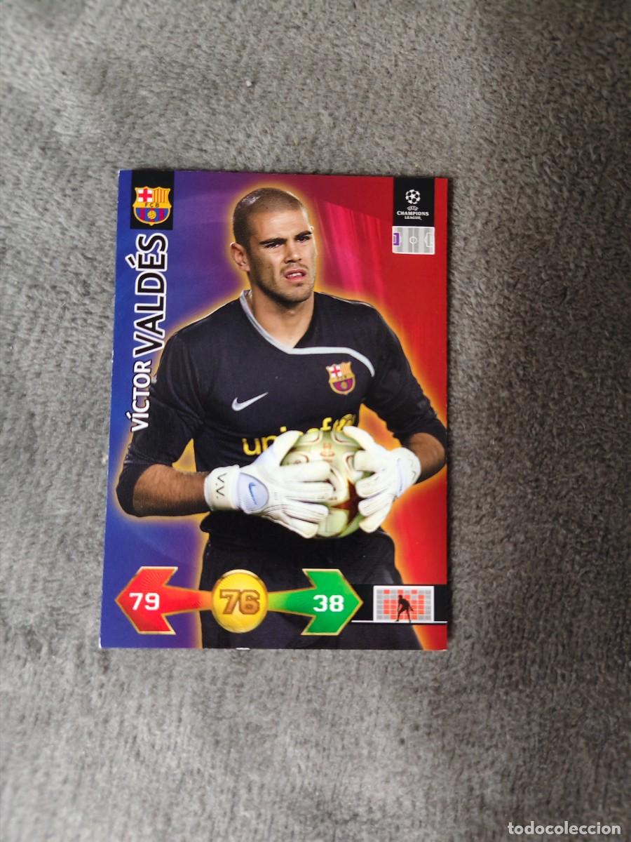 Cromos de f&uacute;tbol: SUPER STRIKES 2009 10 V&Iacute;CTOR VALD&Eacute;S FC BARCELONA ADRENALYN PANINI CHAMPIONS LEAGUE 09 2010 AAO