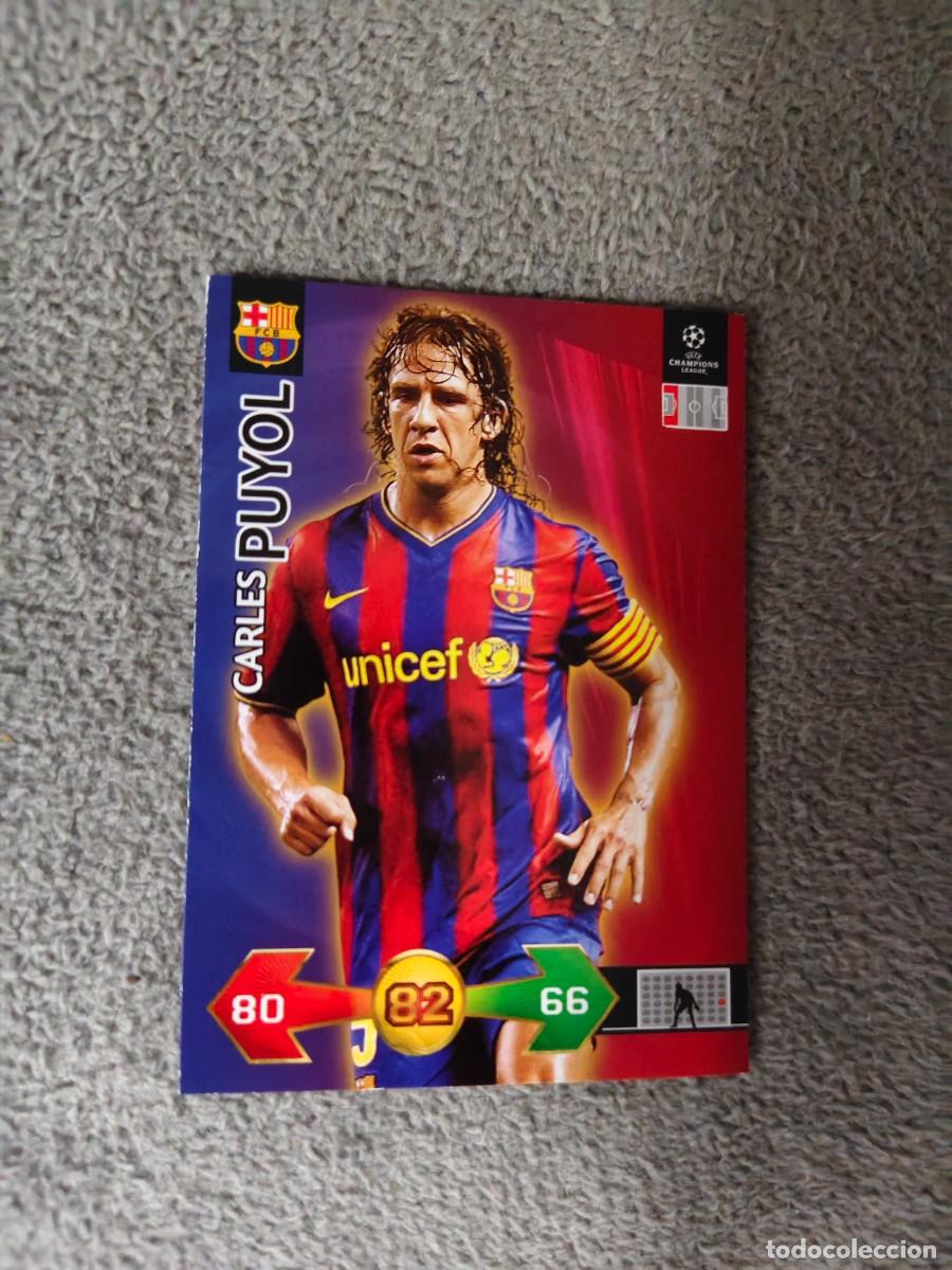 Cromos de f&uacute;tbol: SUPER STRIKES 2009 10 CARLES PUYOL FC BARCELONA ADRENALYN PANINI CHAMPIONS LEAGUE 09 2010 AAO
