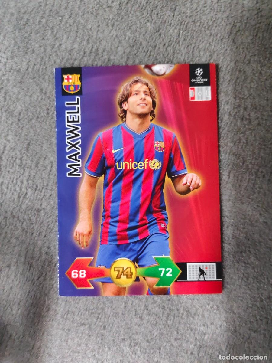 Cromos de f&uacute;tbol: SUPER STRIKES 2009 10 MAXWELL FC BARCELONA ADRENALYN PANINI CHAMPIONS LEAGUE 09 2010 AAO