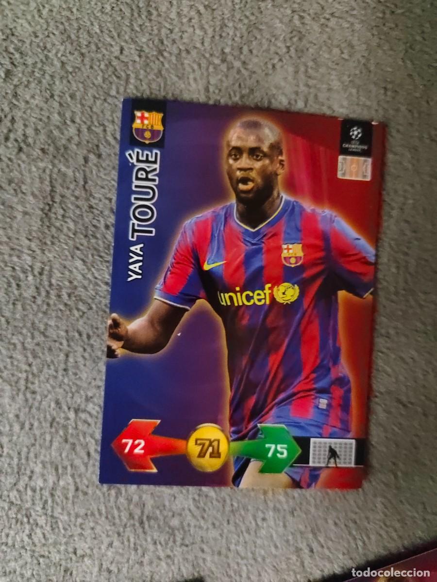 Cromos de f&uacute;tbol: SUPER STRIKES 2009 10 YAYA TOUR&Eacute; FC BARCELONA ADRENALYN PANINI CHAMPIONS LEAGUE 09 2010 AAO