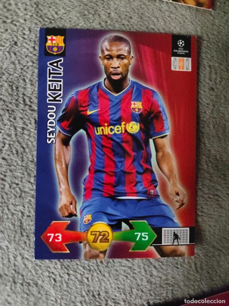 Cromos de f&uacute;tbol: SUPER STRIKES 2009 10 SEYDOU KEITA FC BARCELONA ADRENALYN PANINI CHAMPIONS LEAGUE 09 2010 AAO