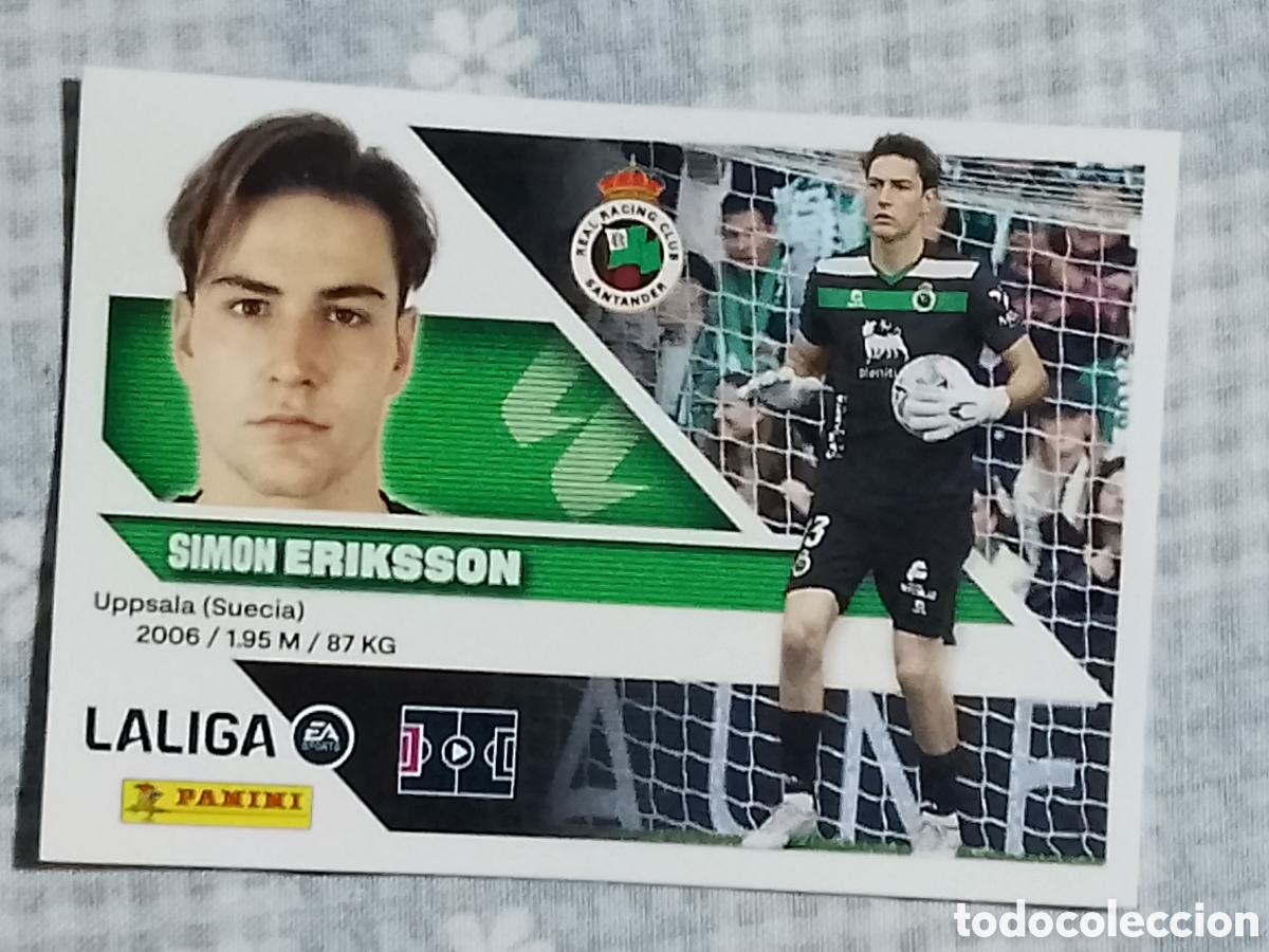 Fu&szlig;ball-Sticker: SIMON ERIKSSON - R. RACING CLUB SANTANDER LA LIGA 26 27 . CROMO N 4 PANINI ESTE 2026 2027 - LALIGA