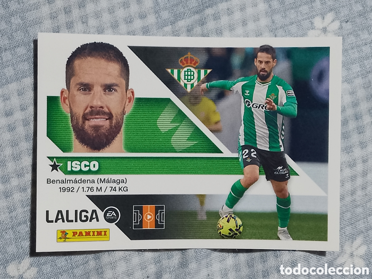 Fu&szlig;ball-Sticker: ISCO - REAL BETIS . - LA LIGA 26 27 . CROMO N 16 PANINI ESTE 2026 2027 - LALIGA