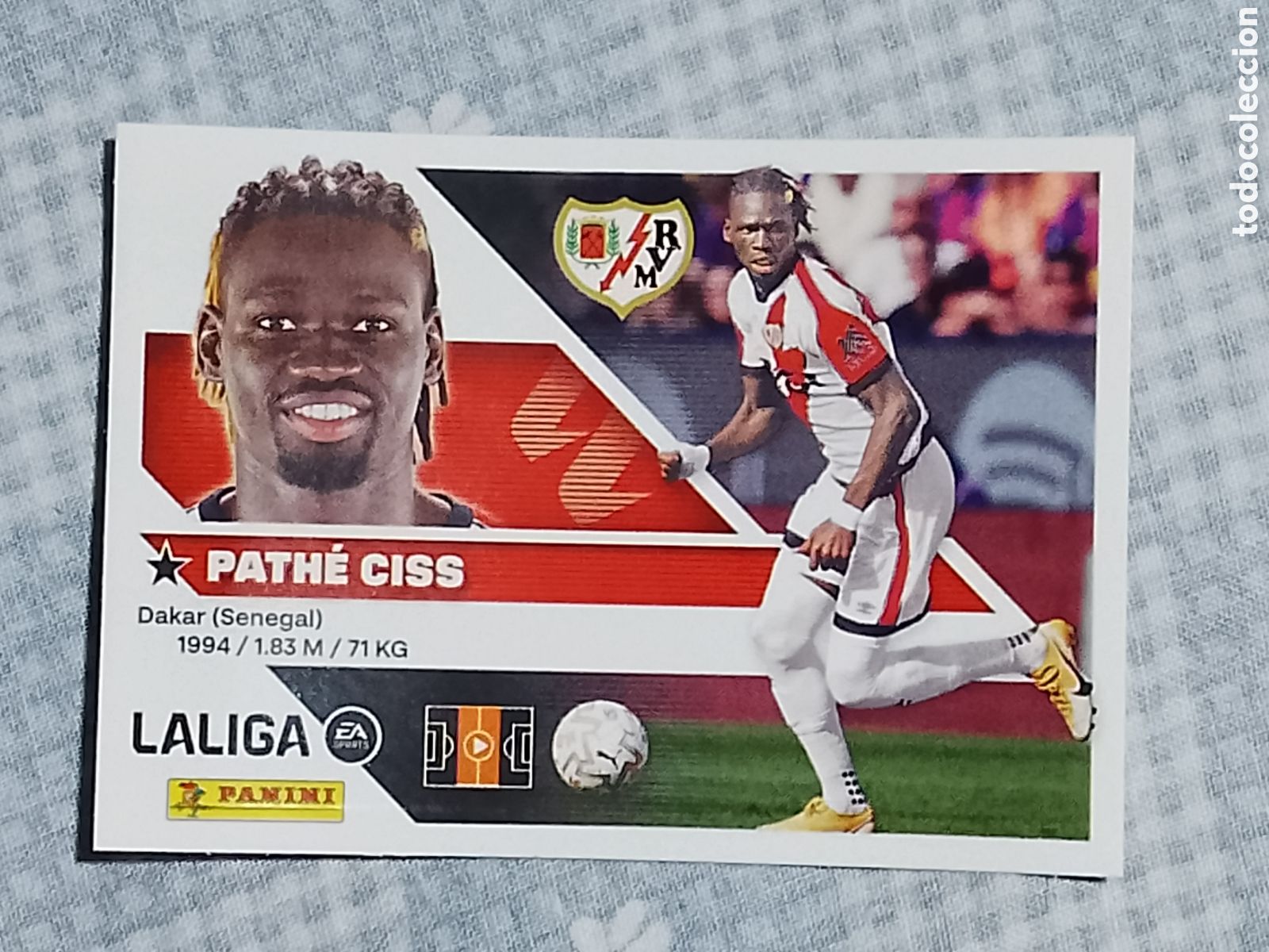 Cromos de f&uacute;tbol: PATH&Eacute; CISS - RAYO VALLECANO . - LA LIGA 26 27 . CROMO N 12 PANINI ESTE 2026 2027 - LALIGA