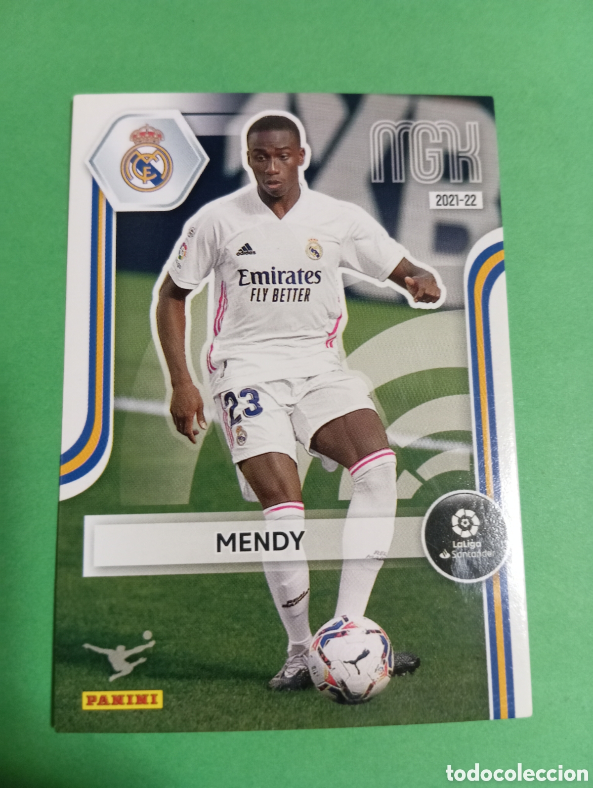 Cromos de f&uacute;tbol: Mendy Real Madrid n&deg;225 / PANINI MEGACRACKS 2021/2022