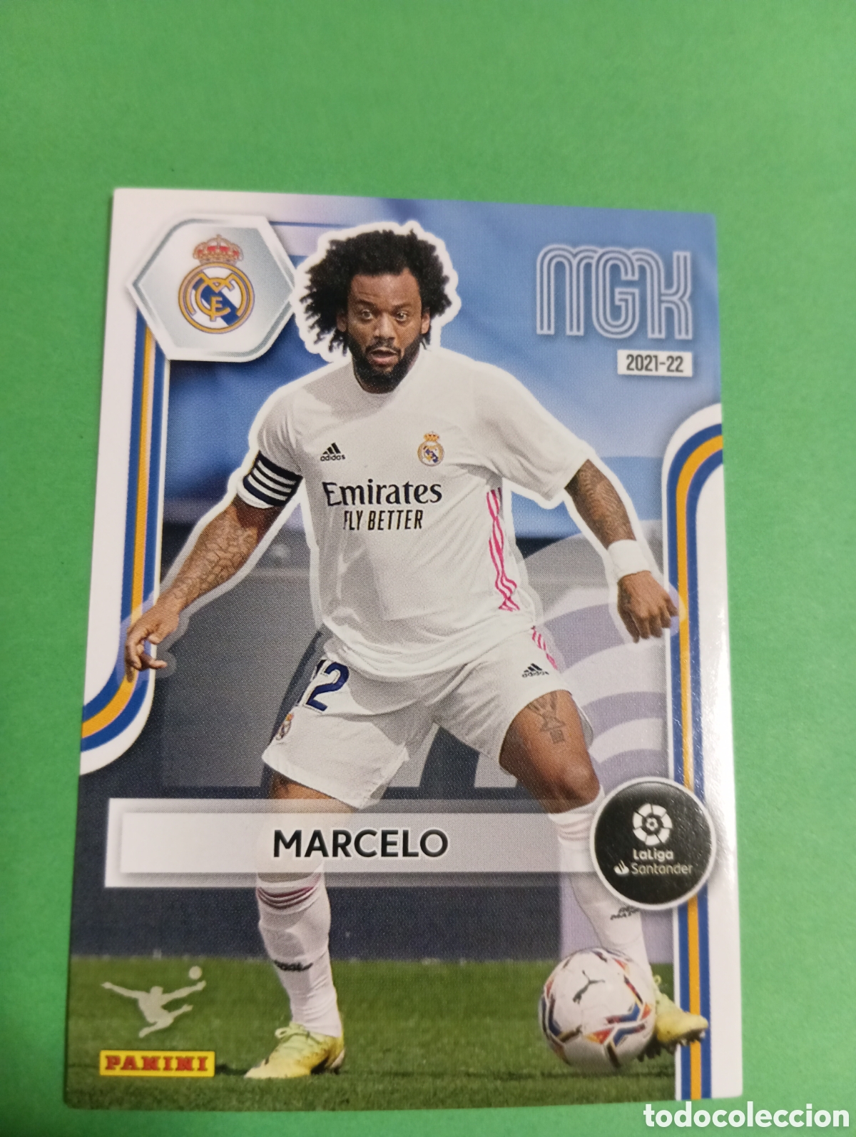 Cromos de f&uacute;tbol: Marcelo Real Madrid n&deg;226 / PANINI MEGACRACKS 2021/2022
