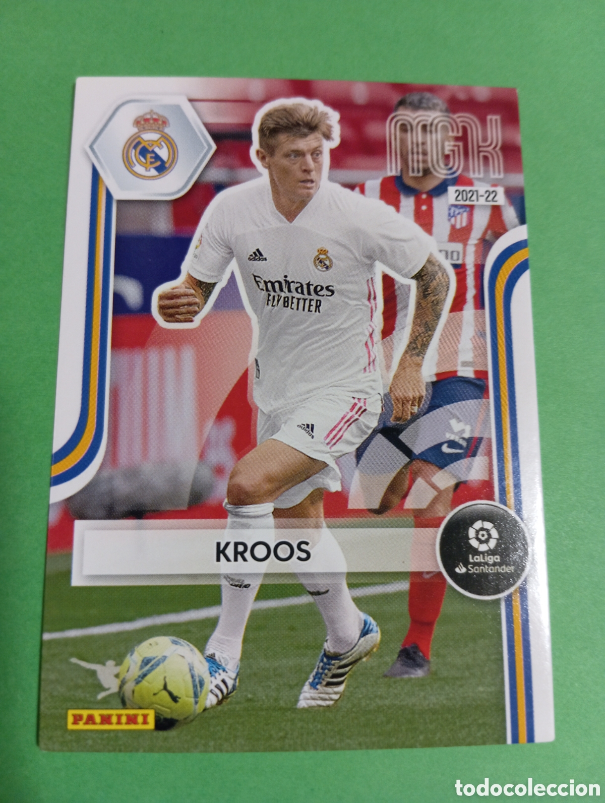 Cromos de f&uacute;tbol: Kroos Real Madrid n&deg;228 / PANINI MEGACRACKS 2021/2022