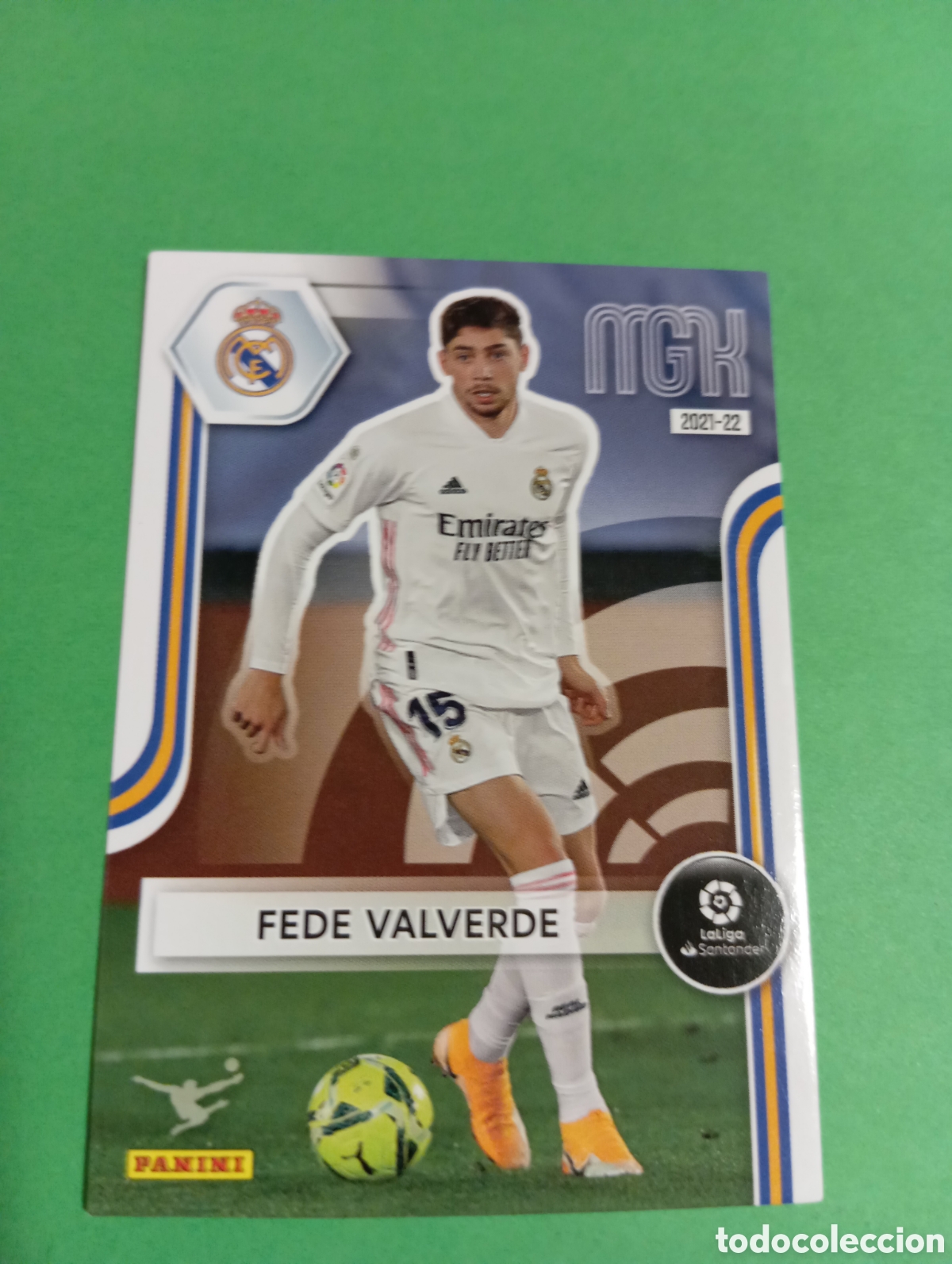 Cromos de f&uacute;tbol: Fede Valverde Real Madrid n&deg;230 / PANINI MEGACRACKS 2021/2022