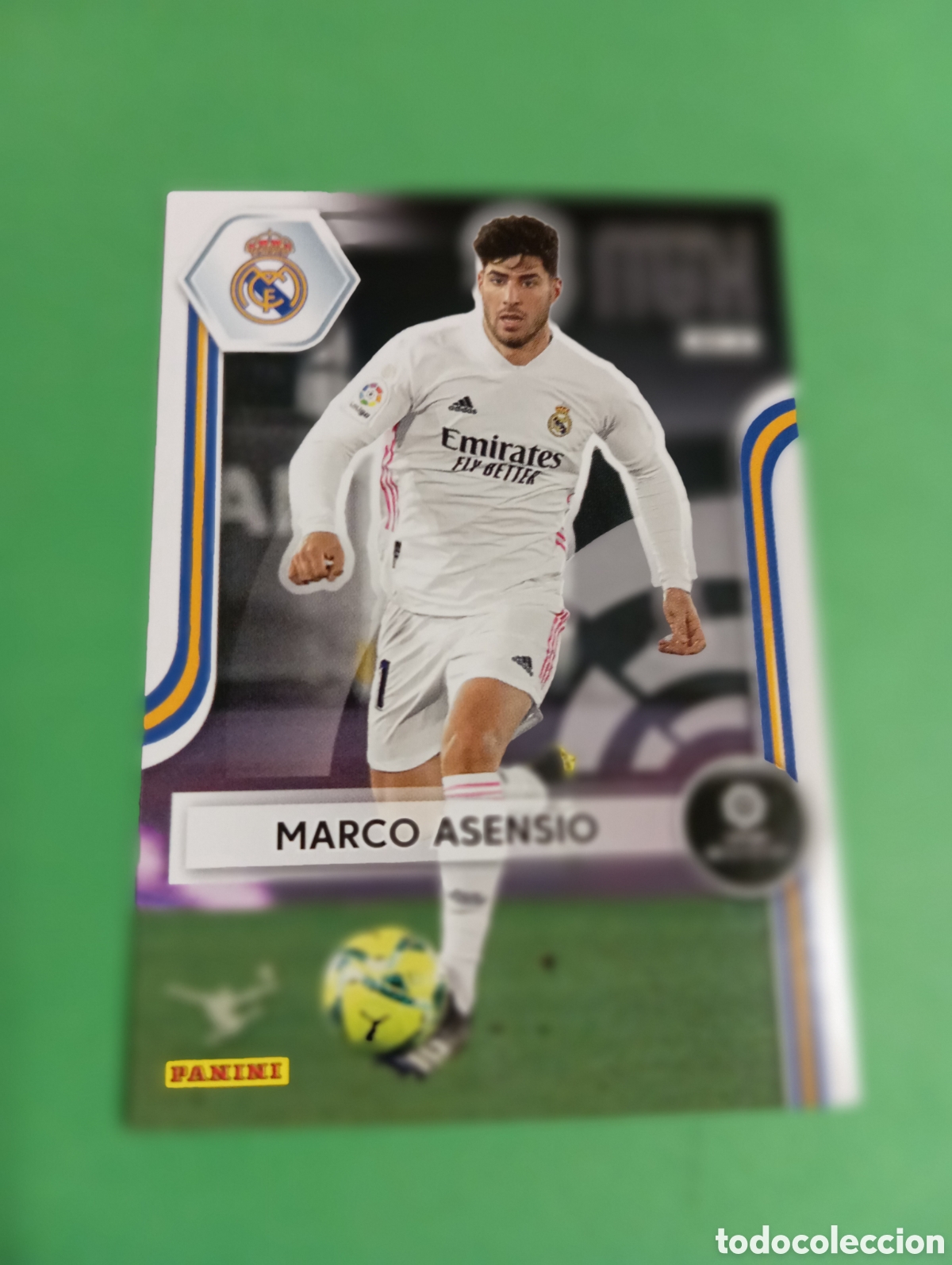 Cromos de f&uacute;tbol: Marco Asensio Real Madrid n&deg;231 / PANINI MEGACRACKS 2021/2022