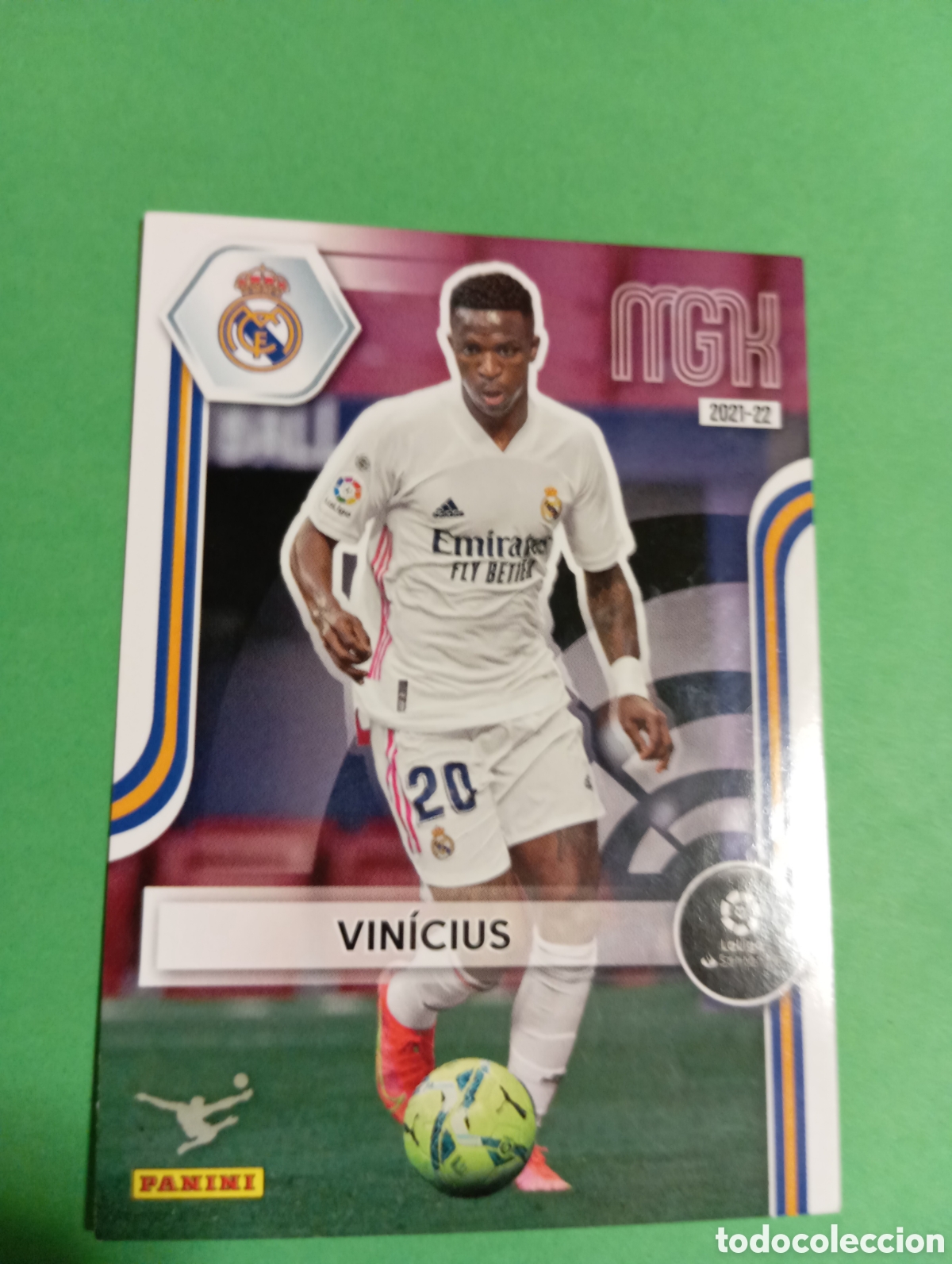Cromos de f&uacute;tbol: Vinicius Real Madrid n&deg;234 / PANINI MEGACRACKS 2021/2022