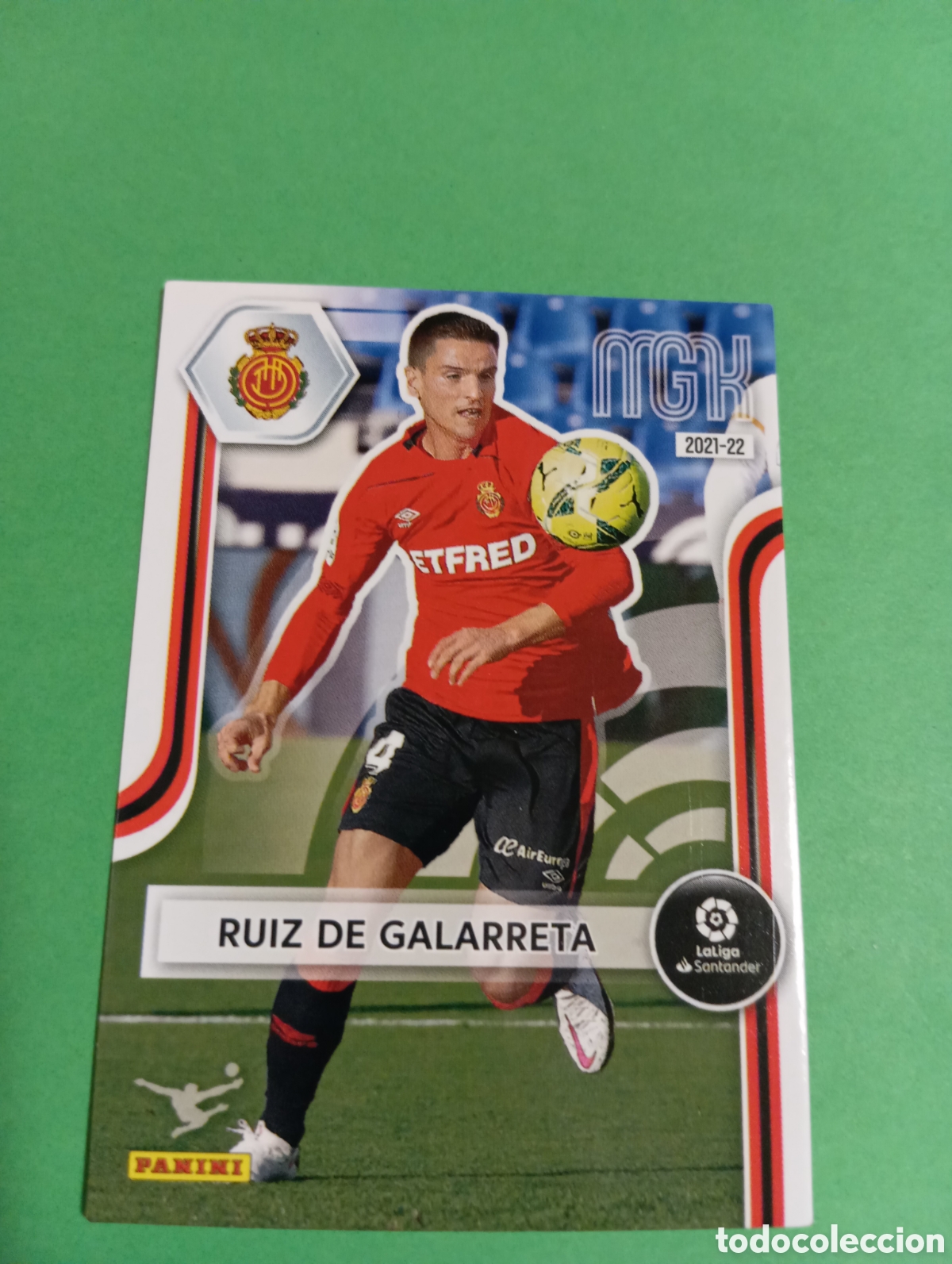 Cromos de f&uacute;tbol: Ruiz de Galarreta Mallorca n&deg;244 / PANINI MEGACRACKS 2021/2022