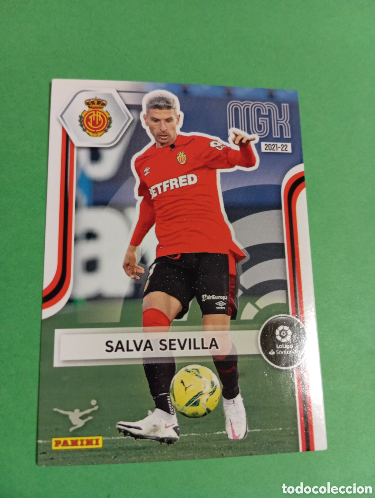 Cromos de f&uacute;tbol: Salva Sevilla Mallorca n&deg;246 / PANINI MEGACRACKS 2021/2022