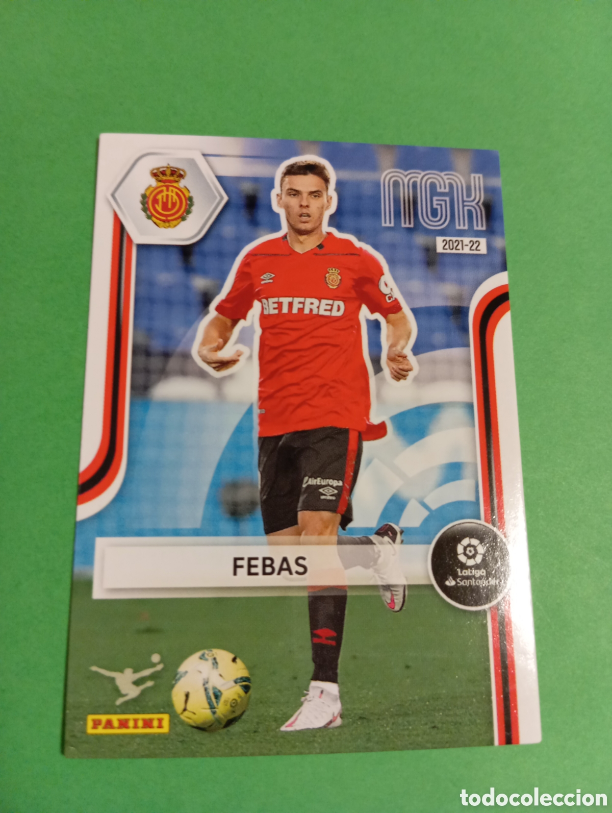 Cromos de f&uacute;tbol: Febas Mallorca n&deg;248 / PANINI MEGACRACKS 2021/2022