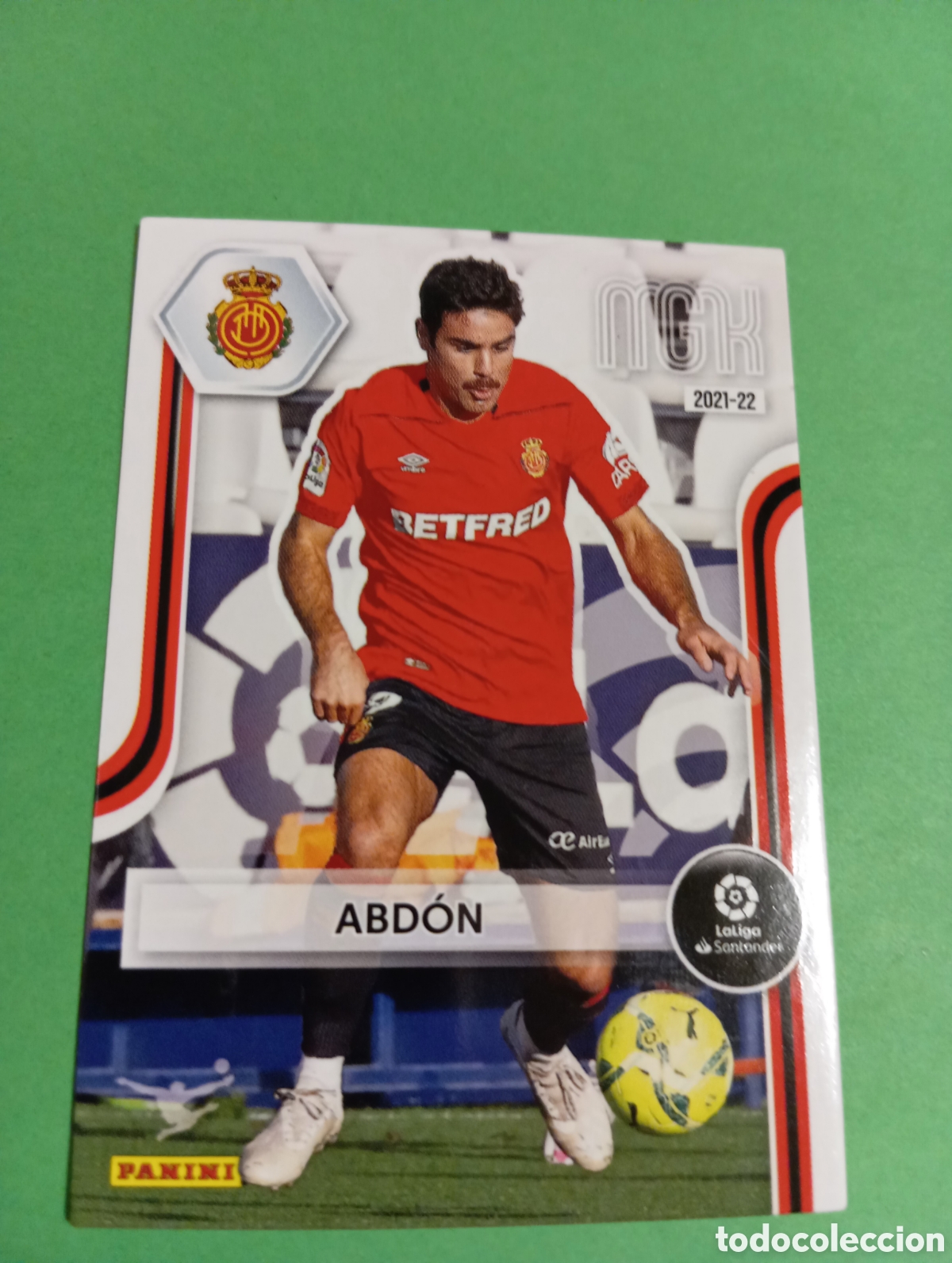 Cromos de f&uacute;tbol: Abd&oacute;n Mallorca n&deg;252 / PANINI MEGACRACKS 2021/2022