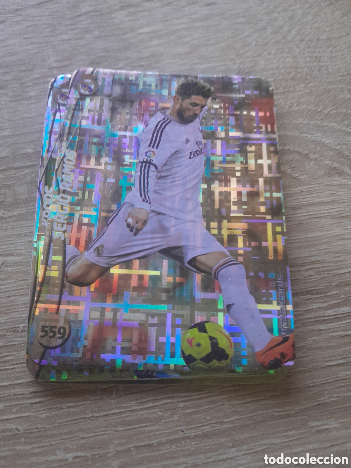 Cromos de f&uacute;tbol: n&ordm; 559 sergio ramos mundicromo 2014 2015 tetris